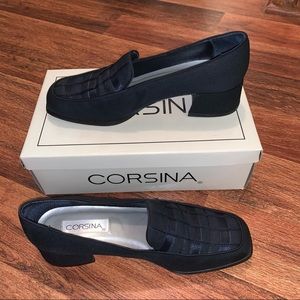 8M Navy Blue Corsina Shoes
